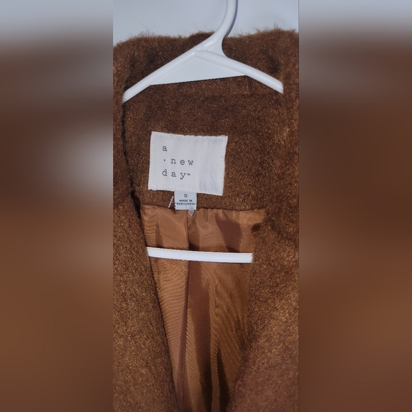 Women's A New Day Faux Fur Utility Jacket size M - Picture 5 of 5